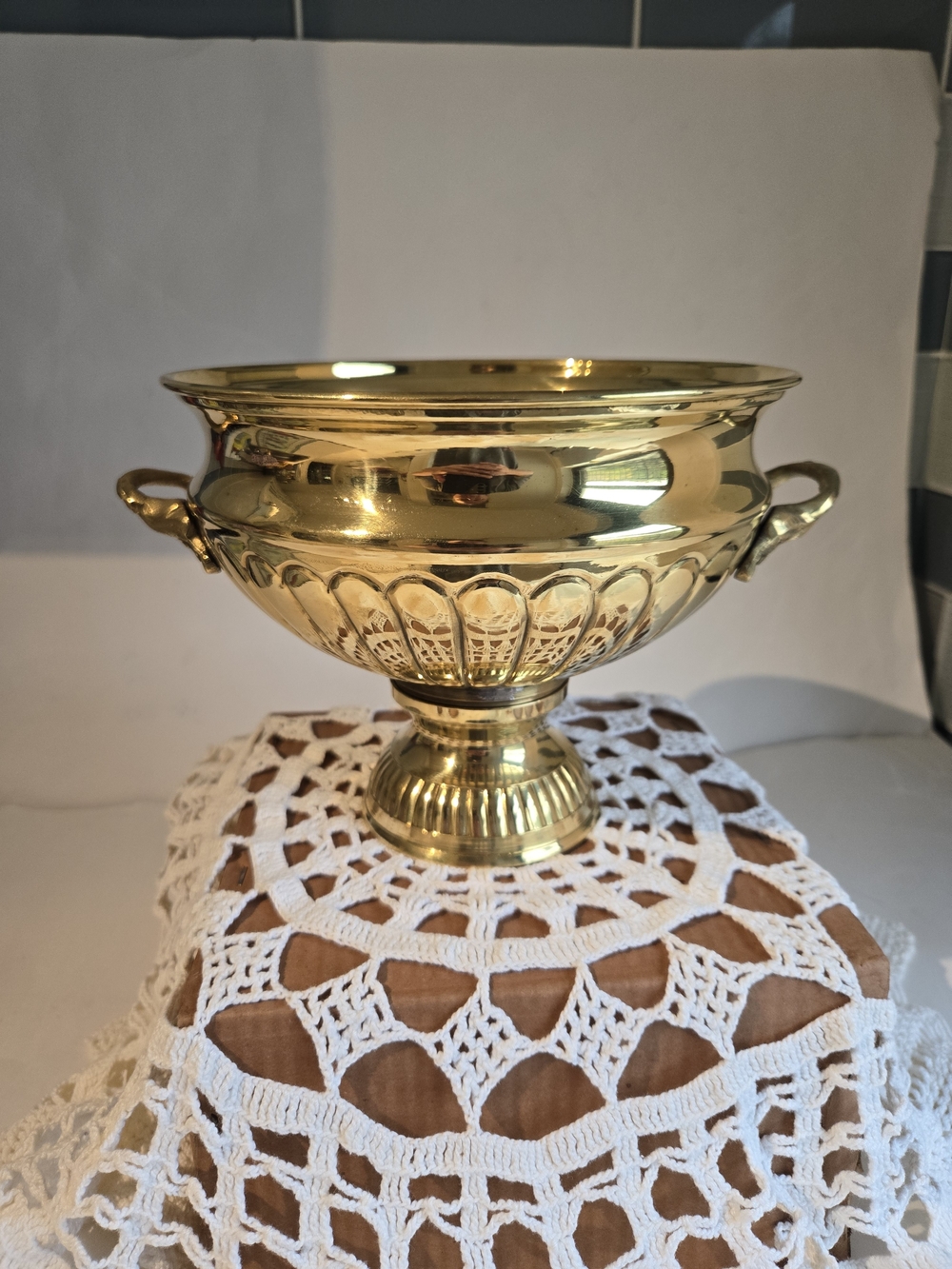 Brass Decorative Centerpiece Bowl - Gold Finish
